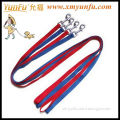 Fashion Red Jacquard soft handle dog leash